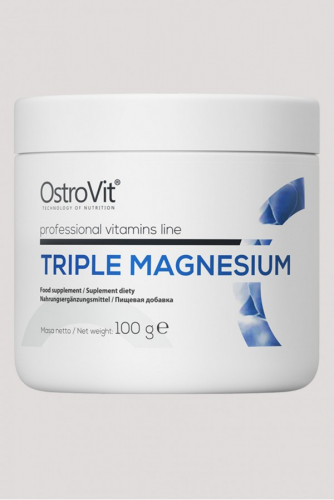 OstroVit Triple Magnesium 100 g naturalny - МАГНИЙ