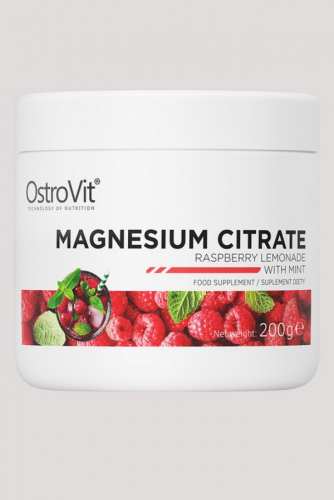 OstroVit Cytrynian Magnezu lemoniady malina 200g - МАГНИЙ