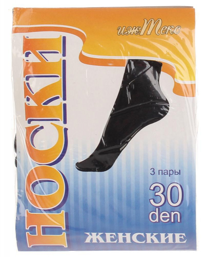 Носки капроновые ИжТекс H-30_черный