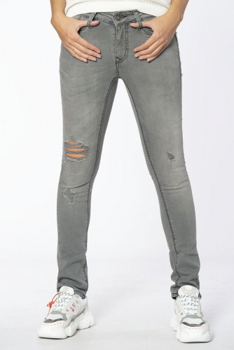 Серые равные джинсы зауженного кроя - RIVER ISLAND