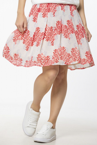 Летняя расклешенная юбка в цветочный принт - Mexx