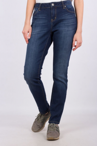 Синие джинсы с заломами DENIM Slim Fit - Zero