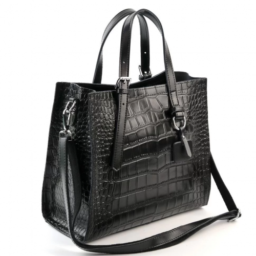 Женская кожаная сумка 8800-220 Блек