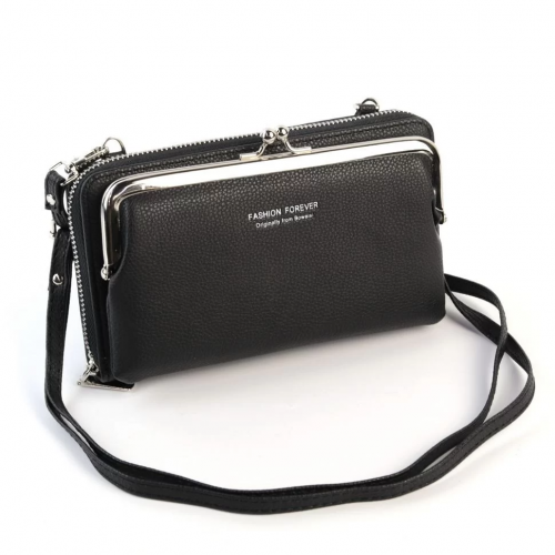 Женская сумка-кошелек B-002 Черный