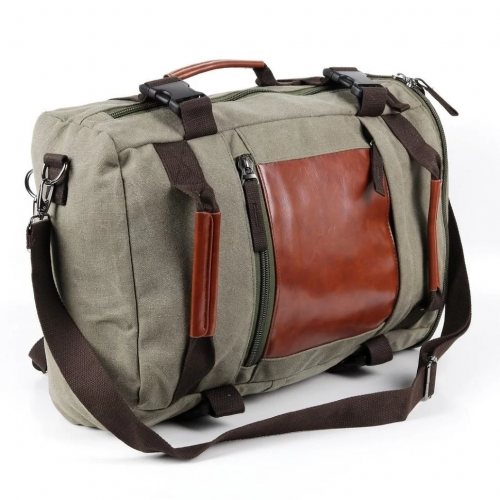Текстильная сумка-рюкзак А42 Зеленый