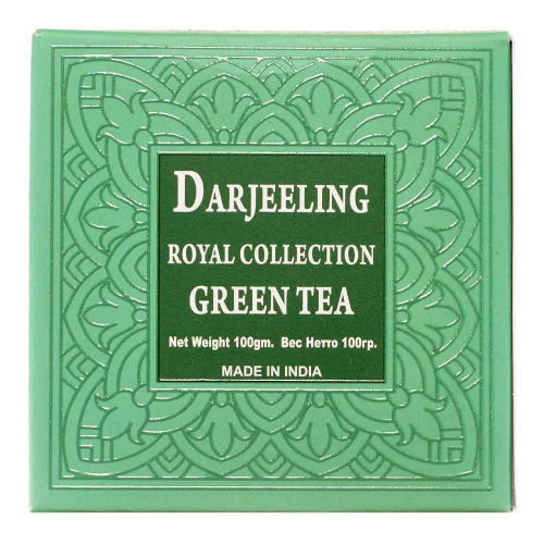 BHARAT BAZAAR Darjeeling green tea Чай Дарджилинг зеленый Роял коллекция 100г