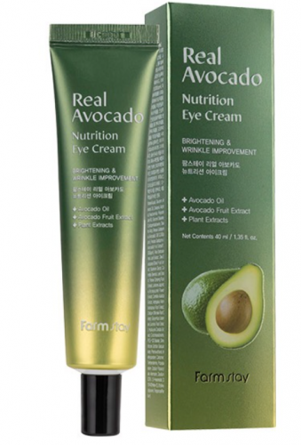 Крем для области вокруг глаз с экстрактом авокадо FARMSTAY Real Avocado Nutrition Eye Cream 40мл