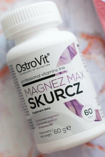 OstroVit Magnez Max Skurcz 60 tab - МАГНИЙ-КАЛИЙ-B6