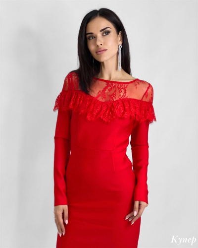 Платье «Купер» (красный)