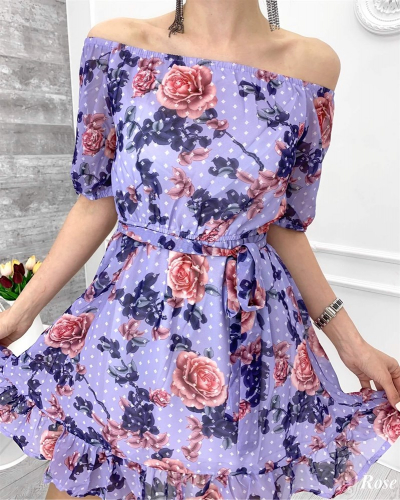 Платье «Rose» (фиолетовый)