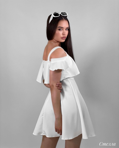 Платье «Стелла» Bordo (белый)