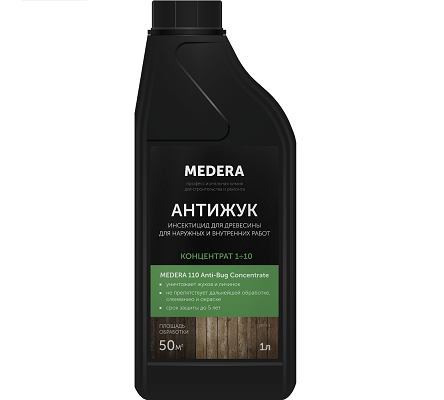 MEDERA 110 Concentrate.Антижук, инсектицид для древесины, для наружных ...