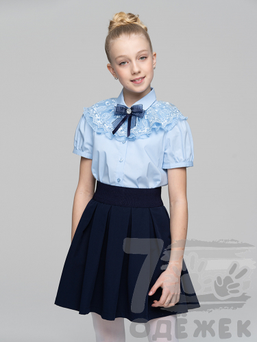 1083-1 Блузка для девочки с коротким рукавом