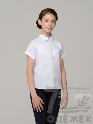 920-1 Блузка для девочки с коротким рукавом