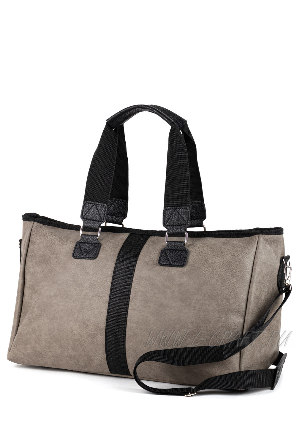 Модель №1384 | кожзам | гладкий | серый | Р895-9 | 29501