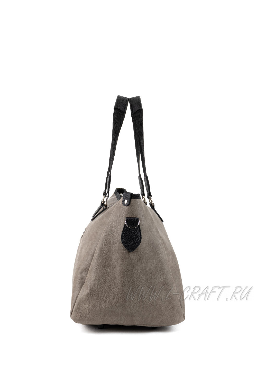 Модель №1384 | кожзам | гладкий | серый | Р895-9 | 29501