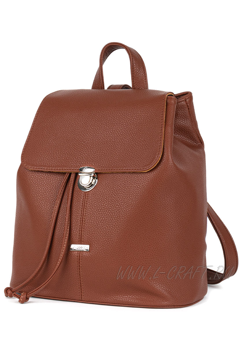 Модель №1314 | кожзам | гладкий | рыжий | Р820-22 | 29400