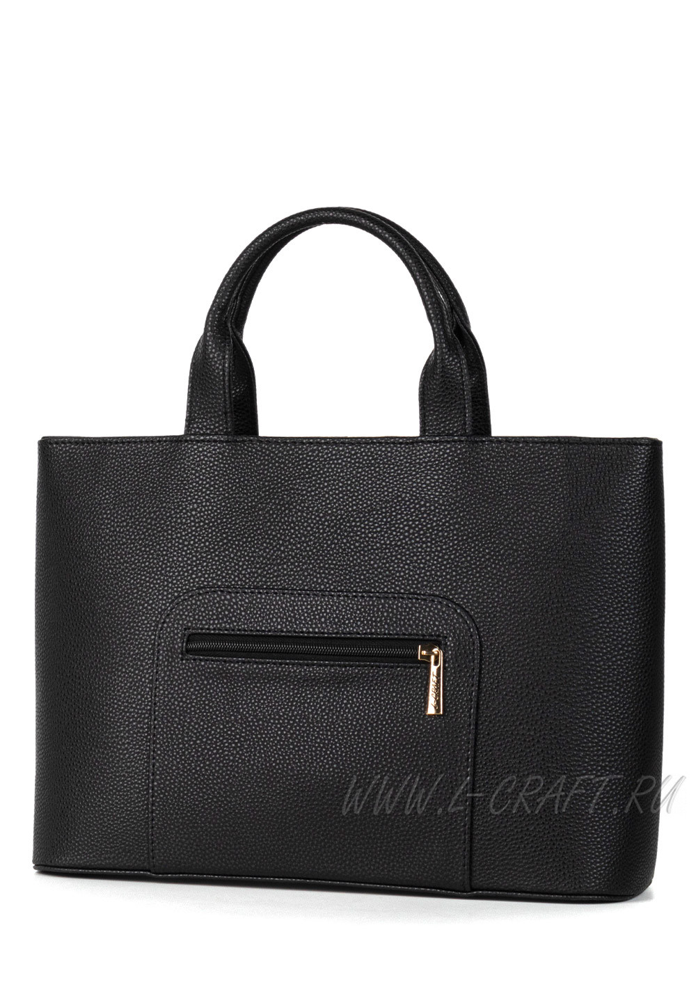 Модель №1244 | кожзам | гладкий | черный | Р908-1 | 29822
