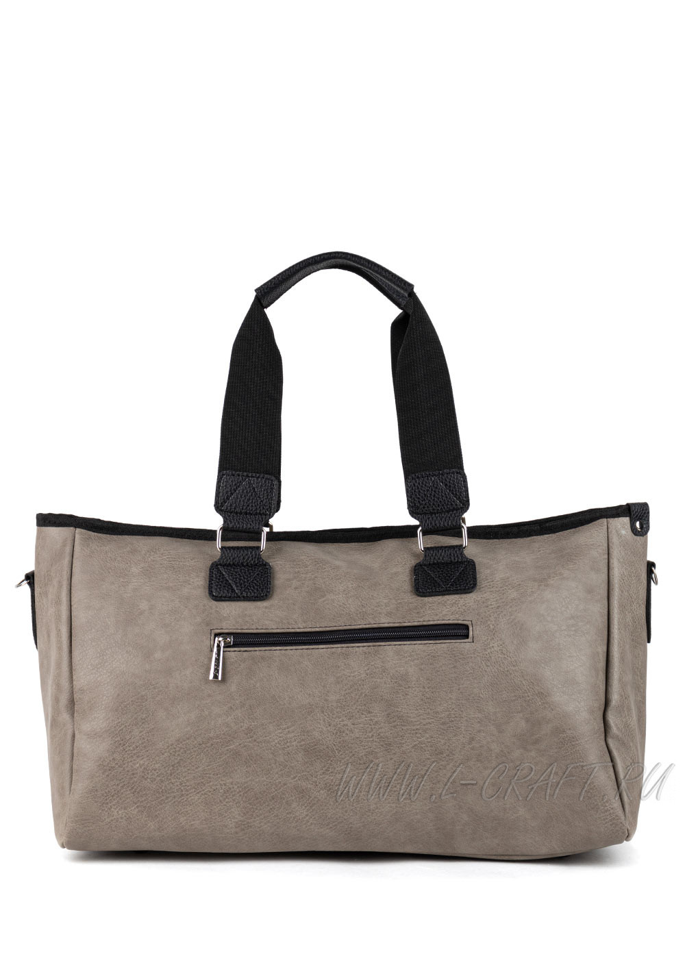 Модель №1384 | кожзам | гладкий | серый | Р895-9 | 29501