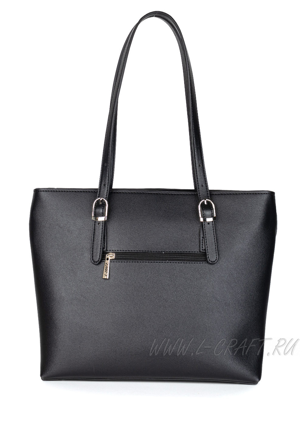 Модель №1477 | кожзам | гладкий | черный | Р848-1 | 29896