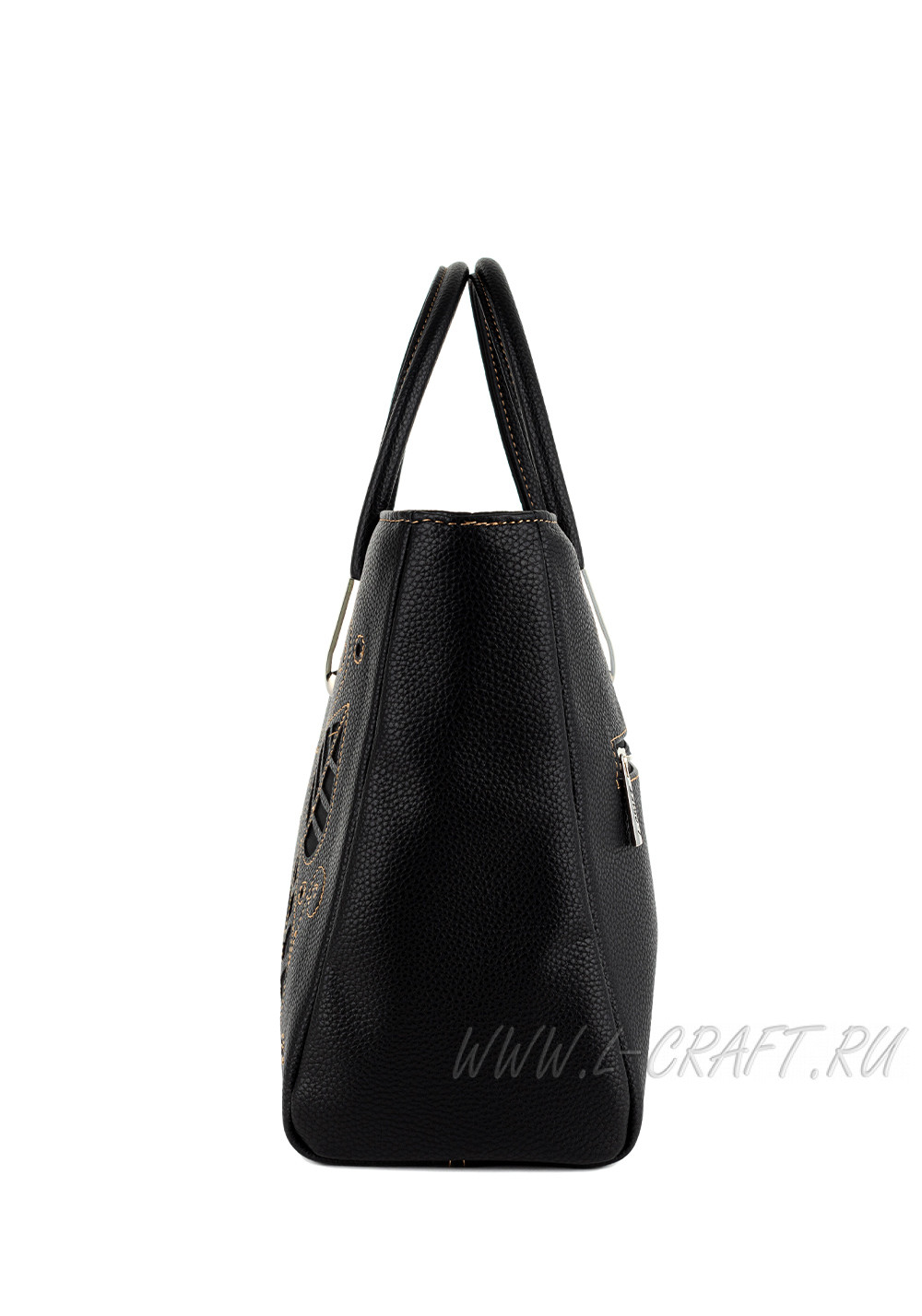 Модель №906.2 | кожзам | гладкий | черный | Р820-1 | 23301