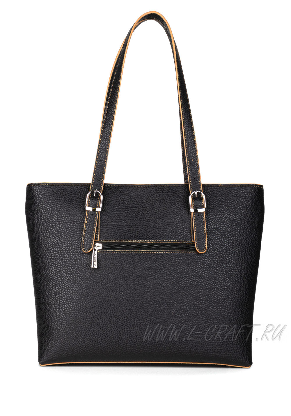 Модель №1477 | кожзам | гладкий | черный | Р847-1 | 29895