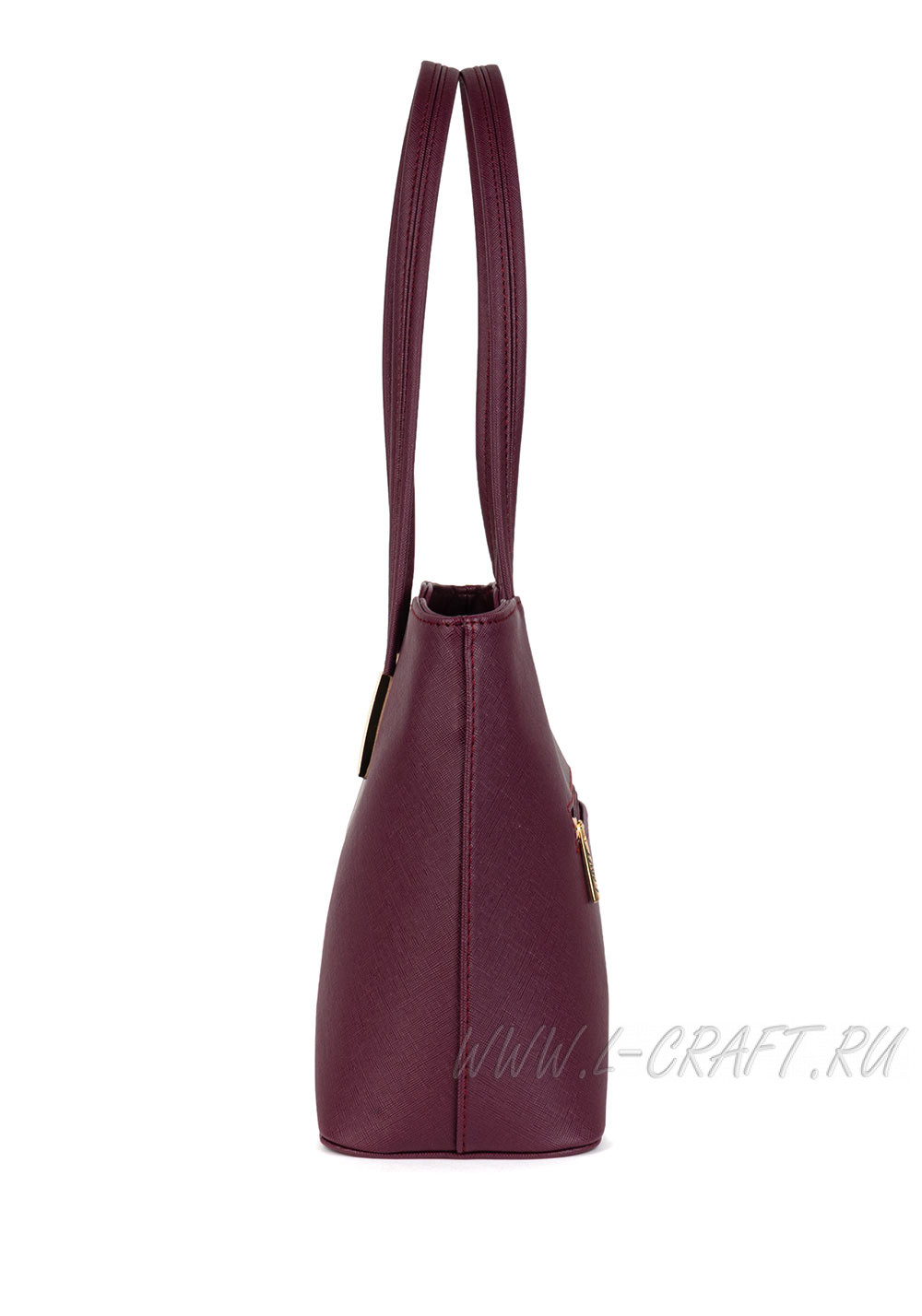Модель №1443 | кожзам | гладкий | бордовый | Р765-23 | 29430