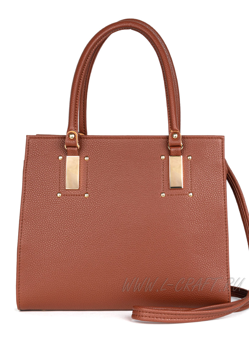 Модель №1436 | кожзам | гладкий | рыжий | Р820-22 | 29497