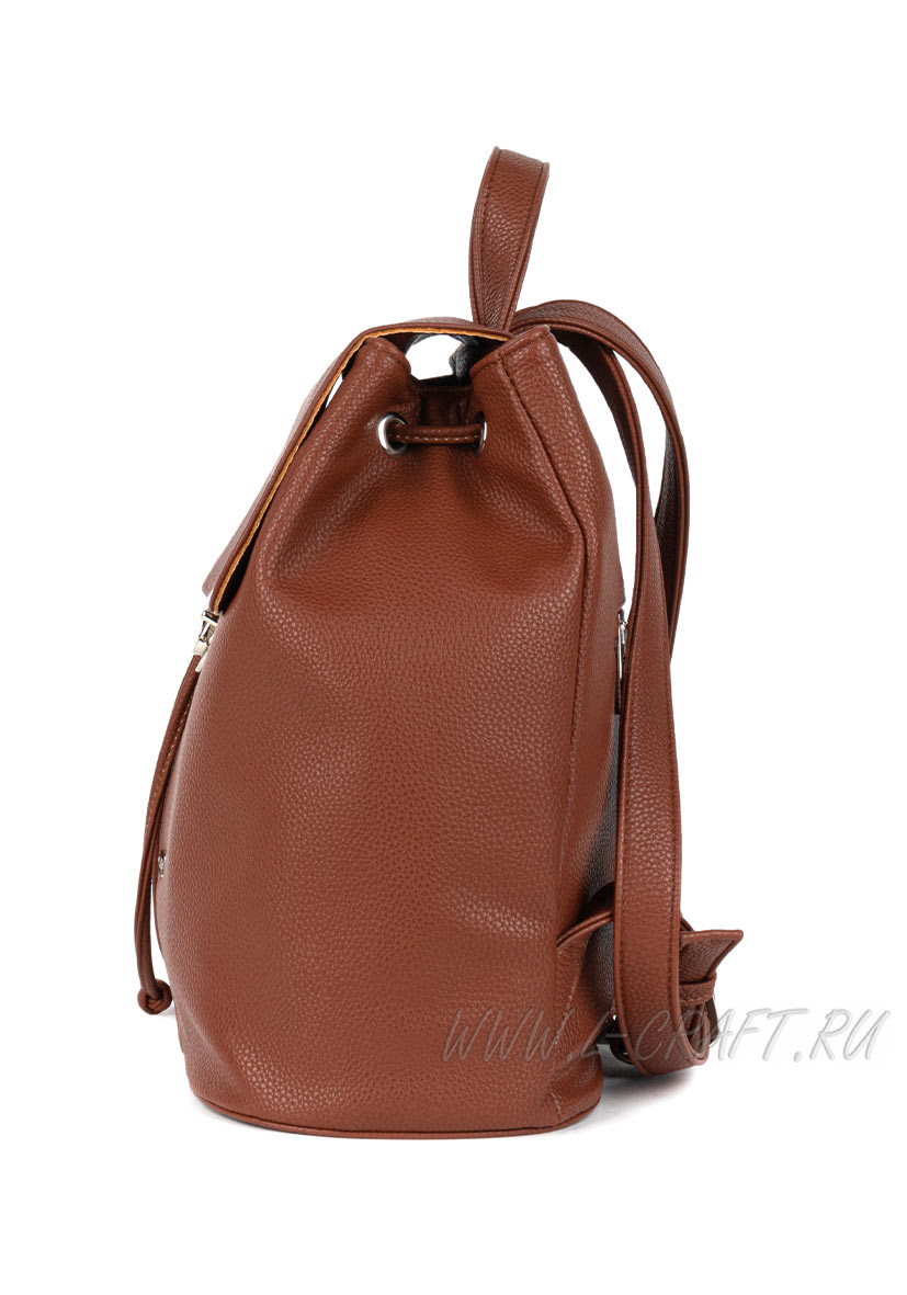 Модель №1314 | кожзам | гладкий | рыжий | Р820-22 | 29400