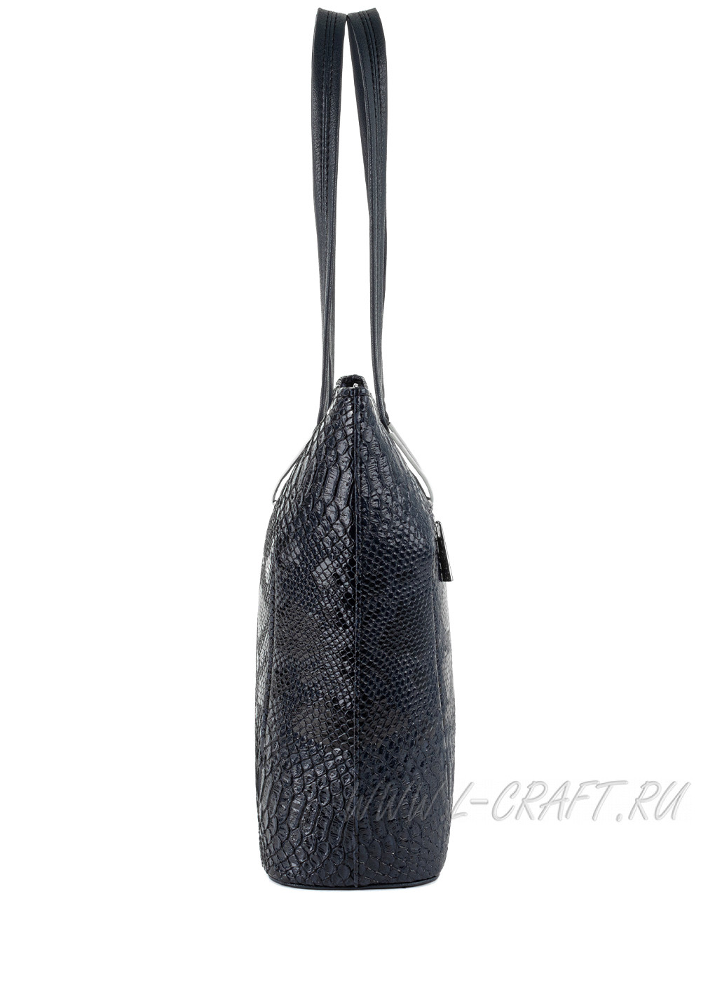 Модель №1142 | кожзам | змея | синий | Р756-6 | 27910
