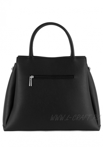 Модель №1451 | кожзам | гладкий тиснение | черный | Р848-1 | 27958