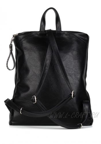 Модель №1415 | кожзам | гладкий | черный | Р902-1 | 29842