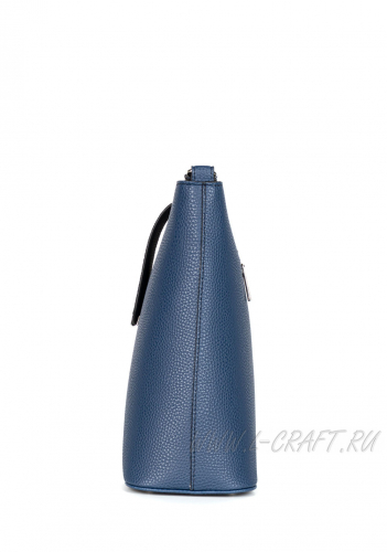 Модель №1461 | кожзам | гладкий | синий | Р847-16 | 28439