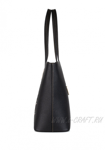 Модель №1297 | кожзам | гладкий | черный | Р908-1 | 29971