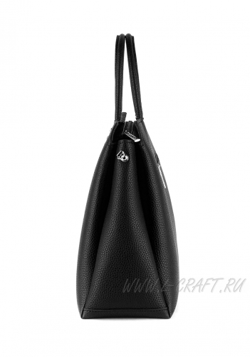 Модель №1451 | кожзам | гладкий | черный | Р847-1 | 27957