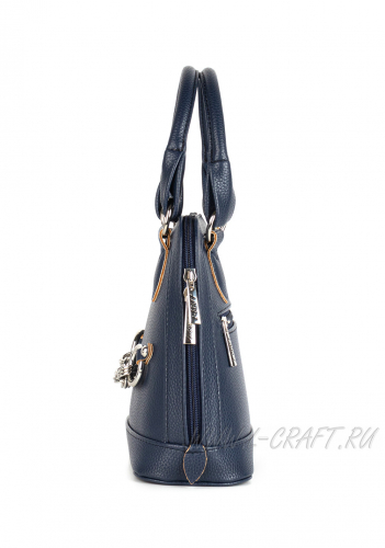 Модель №1481 | кожзам | гладкий | синий | Р820-26 | 30025