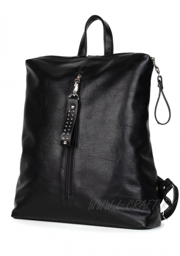 Модель №1415 | кожзам | гладкий | черный | Р902-1 | 29842