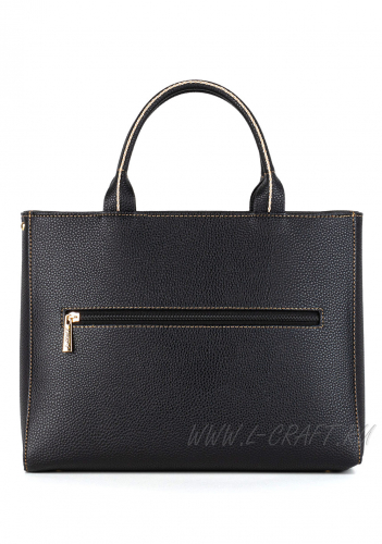 Модель №1286 | кожзам | гладкий | черный | Р908-1 | 29885