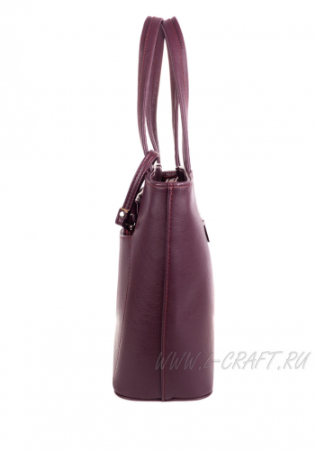 Модель №1377 | кожзам | гладкий | бордовый | Р845-23 | 25971