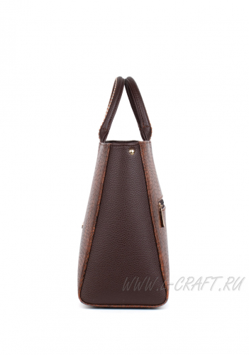 Модель №1286 | кожзам | крокодил | коричневый | Р856-2 | 26501