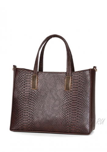 Модель №1427 | кожзам | змея | коричневый | Р823-22 | 30163