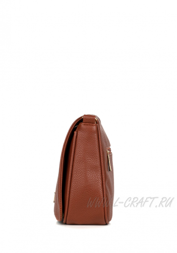 Модель №1228 | кожзам | гладкий | рыжий | Р820-22 | 29397
