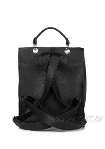 Модель №1483 | кожзам | гладкий | черный | Р847-1 | 30029