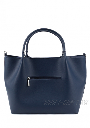 Модель №1428 | кожзам | гладкий | синий | Р848-16 | 27959
