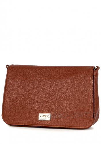 Модель №1228 | кожзам | гладкий | рыжий | Р820-22 | 29397
