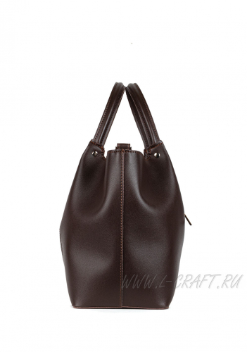 Модель №1428 | кожзам | гладкий тиснение | коричневый | Р848-2 | 29787