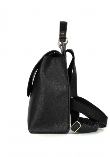 Модель №1483 | кожзам | гладкий | черный | Р847-1 | 30029