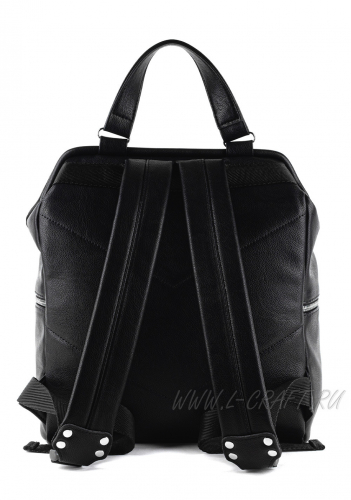 Модель №1453 | кожзам | гладкий | черный | Р879-1 | 28094