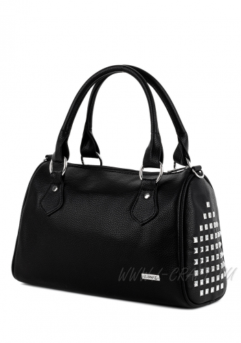 Модель №857 | кожзам | гладкий | черный | Р820-1 | 23300