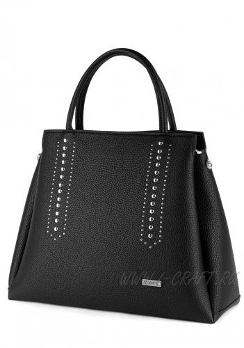 Модель №1451 | кожзам | гладкий | черный | Р847-1 | 27957